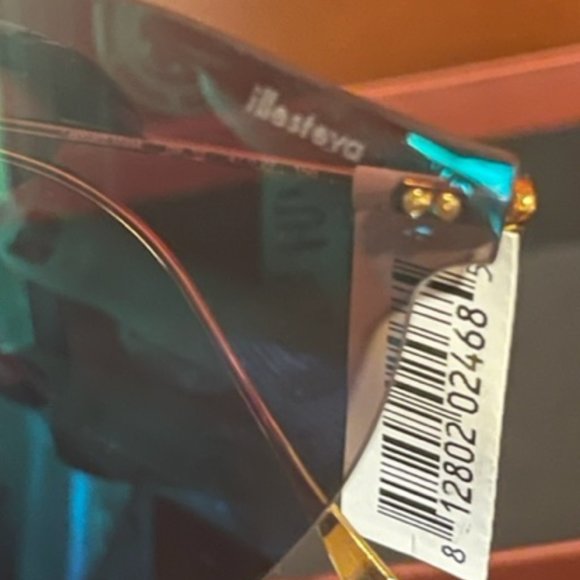 Beautiful Illesteva Leonard Mask Sunglasses - Teal main image 4